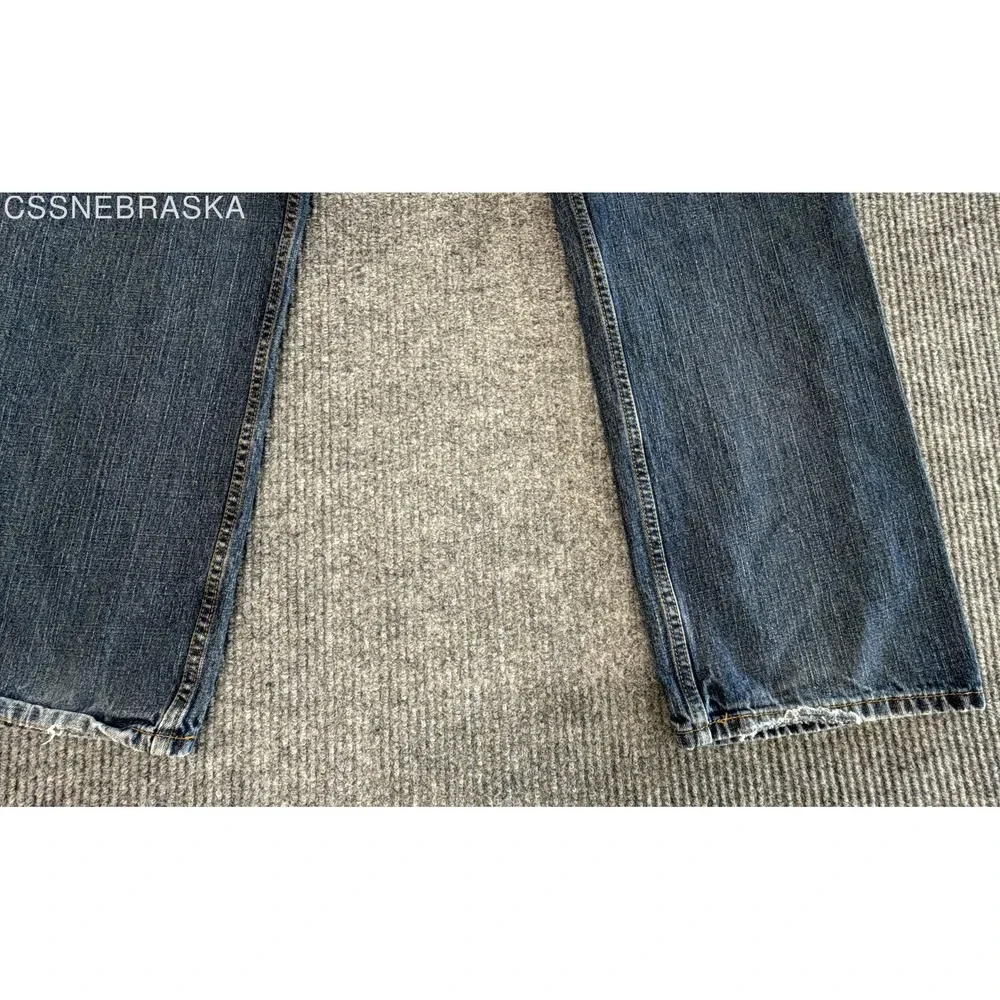 Levis 569 Mens Loose Straight Fit Denim Pants Medium Wash W33 L32 PC9-00569-0041